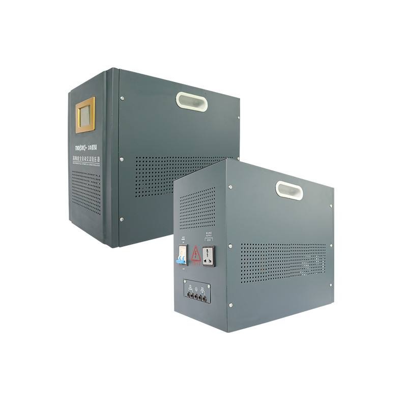10KVA کیفیت بالا 220V یک فاز ثابت کننده ولتاژ خودکار با دقت بالا