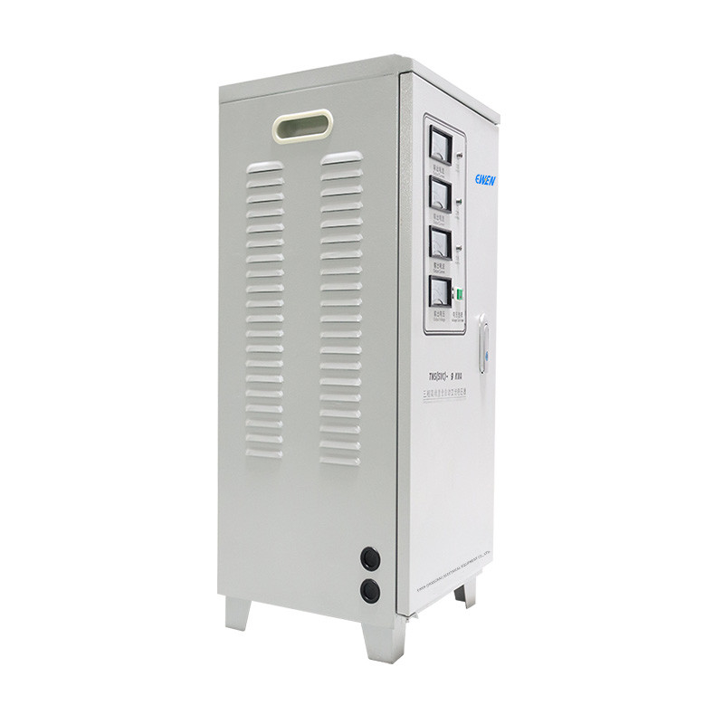 9KVA سه فاز تثبیت کننده ولتاژ 380V 400V 440V 480V تنظیم کننده قدرت AC سفارشی قابل قبول