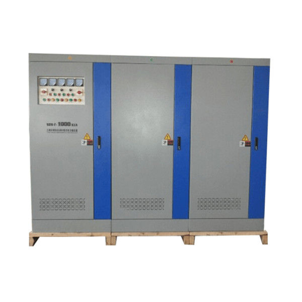 استابلایزر ولتاژ 50Hz 1000KVA سه فاز صرفه جویی در مصرف انرژی در فاز 380V