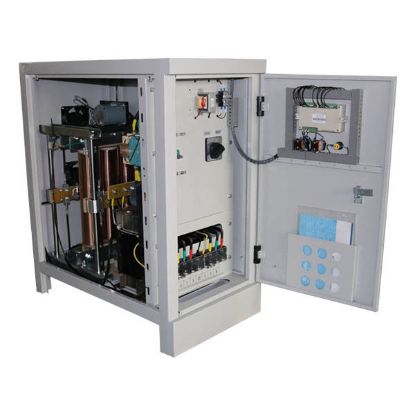100KVA 50Hz 60Hz 3 فاز ولتاژ ولتاژ استابلایزر ولتاژ خروجی بالا دقت